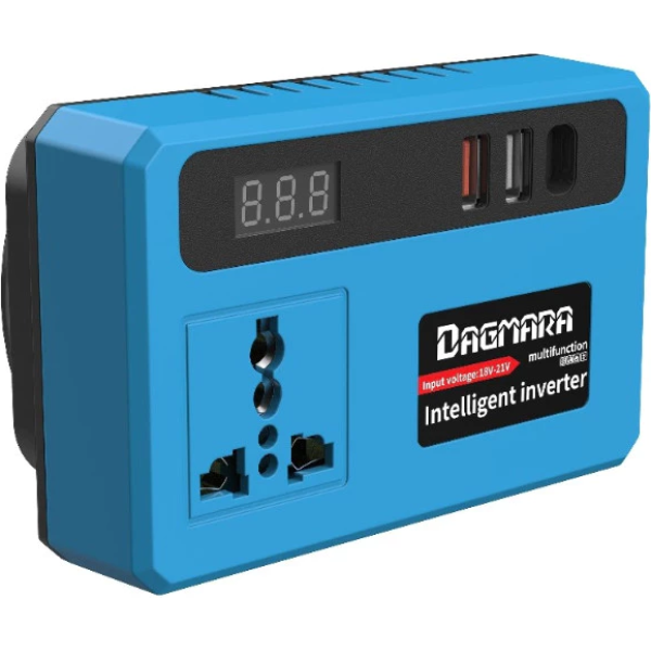 04 【Battery Included】Portable Power Inverters Makita 18V 21V To 220V Converter with Dual USB