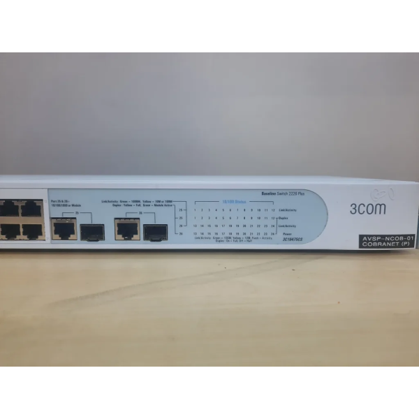 3Com Baseline Switch , 24 Port (Model : 2226 Plus)
