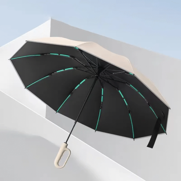 3 Fold Light Weight Paraguas Automatic Compact Lady Reverse Promotional Umbrella Ring Bulk Umbrellas Carabiner Umbrella